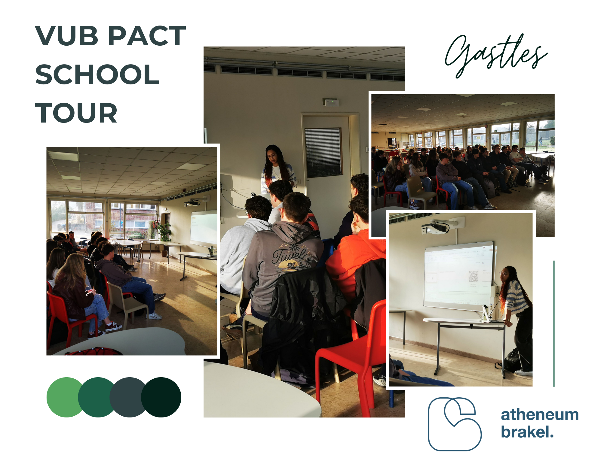 VUB PACT school tour : gastles over (bi)culturele identiteit en mentaal welzijn op onze school voor 6ASO met Kemi Thompson