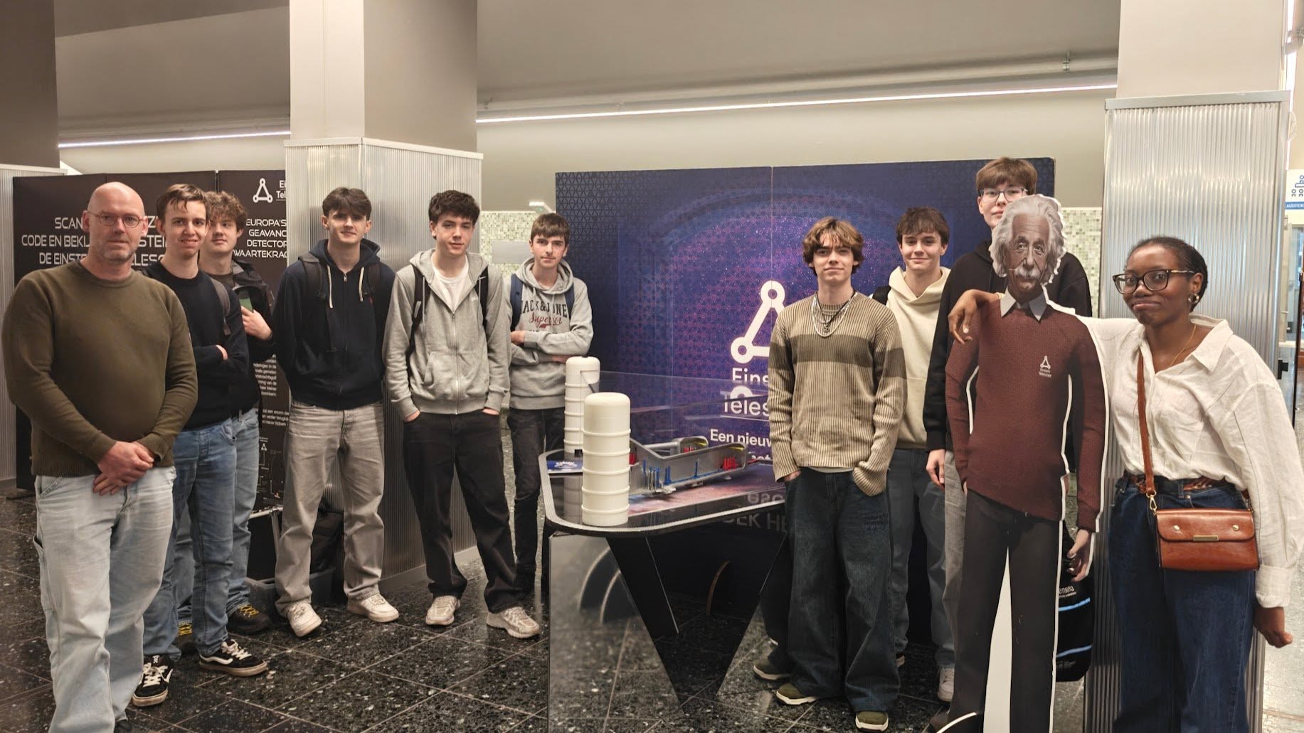 Leerlingen 5ww maken kennis met de Einstein telescope